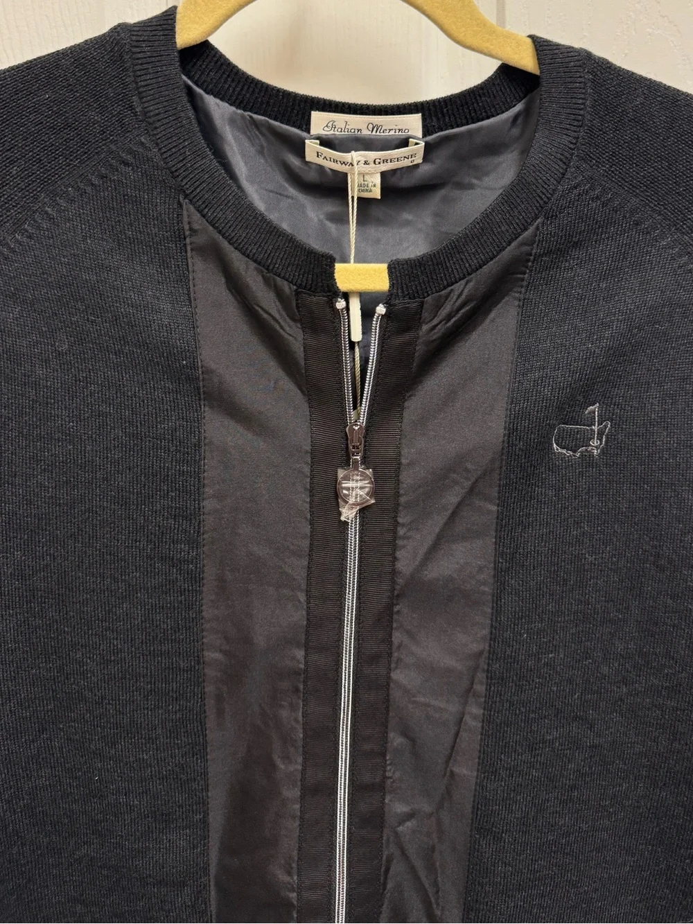 NWT Fairway & Greene Masters Italian Merino Sweater